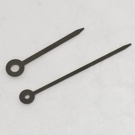 Black watch hands for ETA282.001/002, ETA E03.001, ETA976.001, and ETA2000-1 movements, precise replacement.
