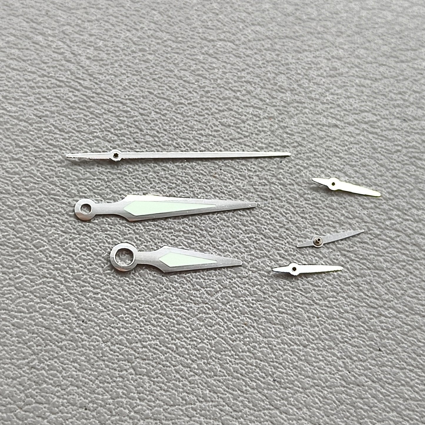 Silver Trim Luminous 6 Pins Watch Hands for ETA G10.211 Quartz Watch Movement
