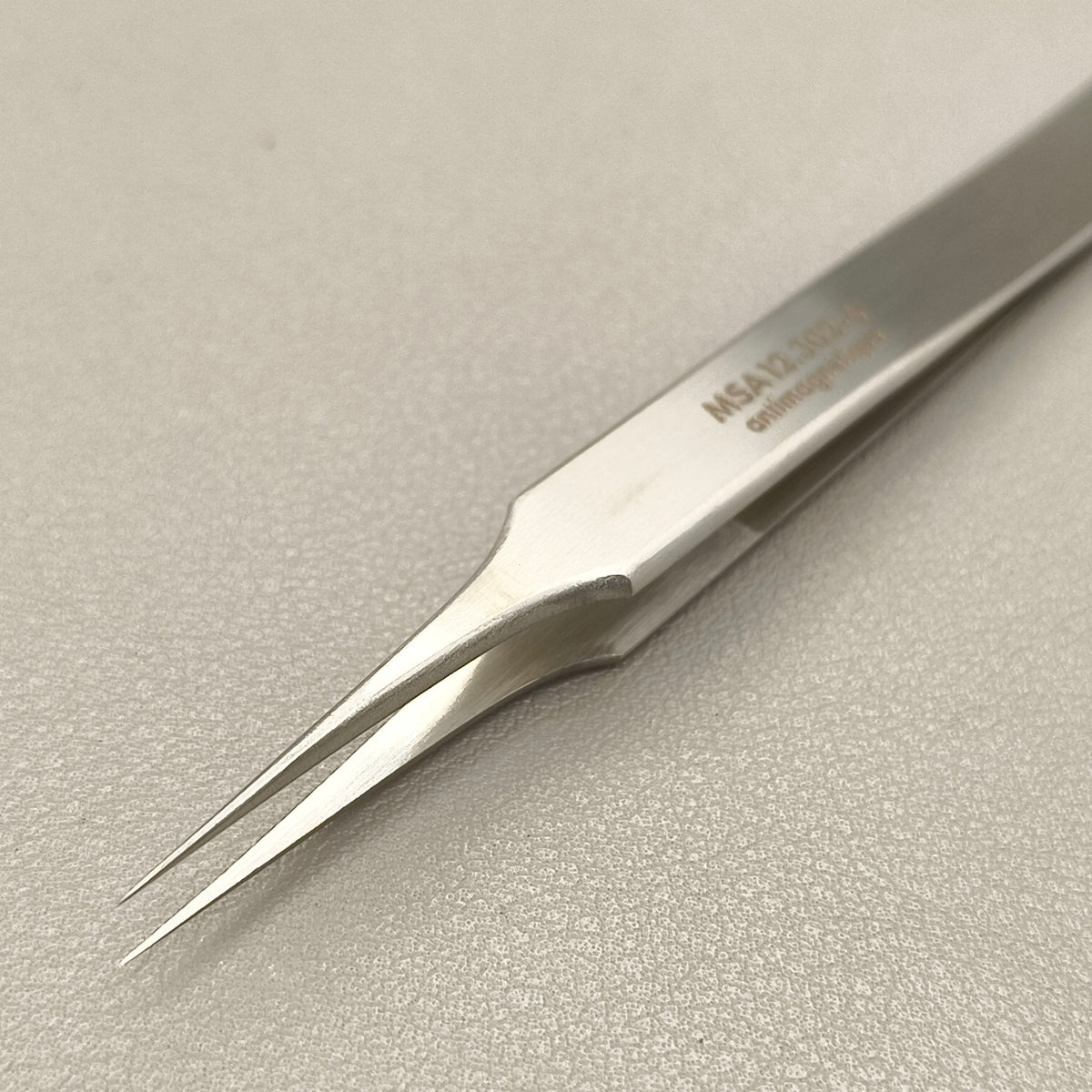Swiss Horotec MSA12.302-4 100% Antimagnetic Steel Tweezer