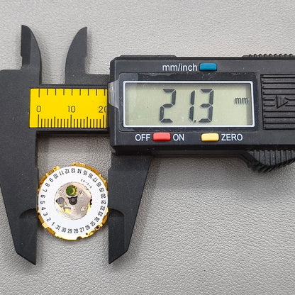 Japan Miyota 9U13 Quartz Movement Date@6 White Disk