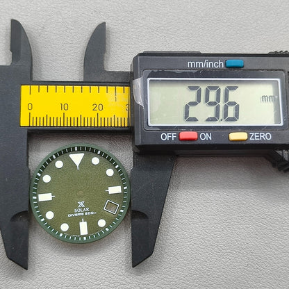 Green Diving Modified Datejust Green Luminous Watch Dial for VS42A Movement