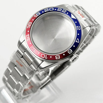 39MM Bezel Domed Sapphire Crystal Case for NH34 NH35 NH36 NH38 ETA 2824 PT5000