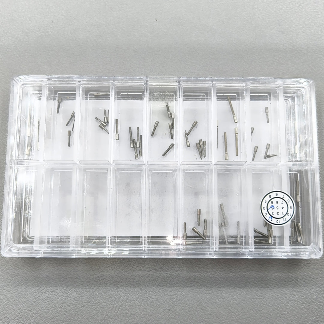 65 PIECES/Box 13 Sizes Watch Winding Stem Extenders for Watch Movement