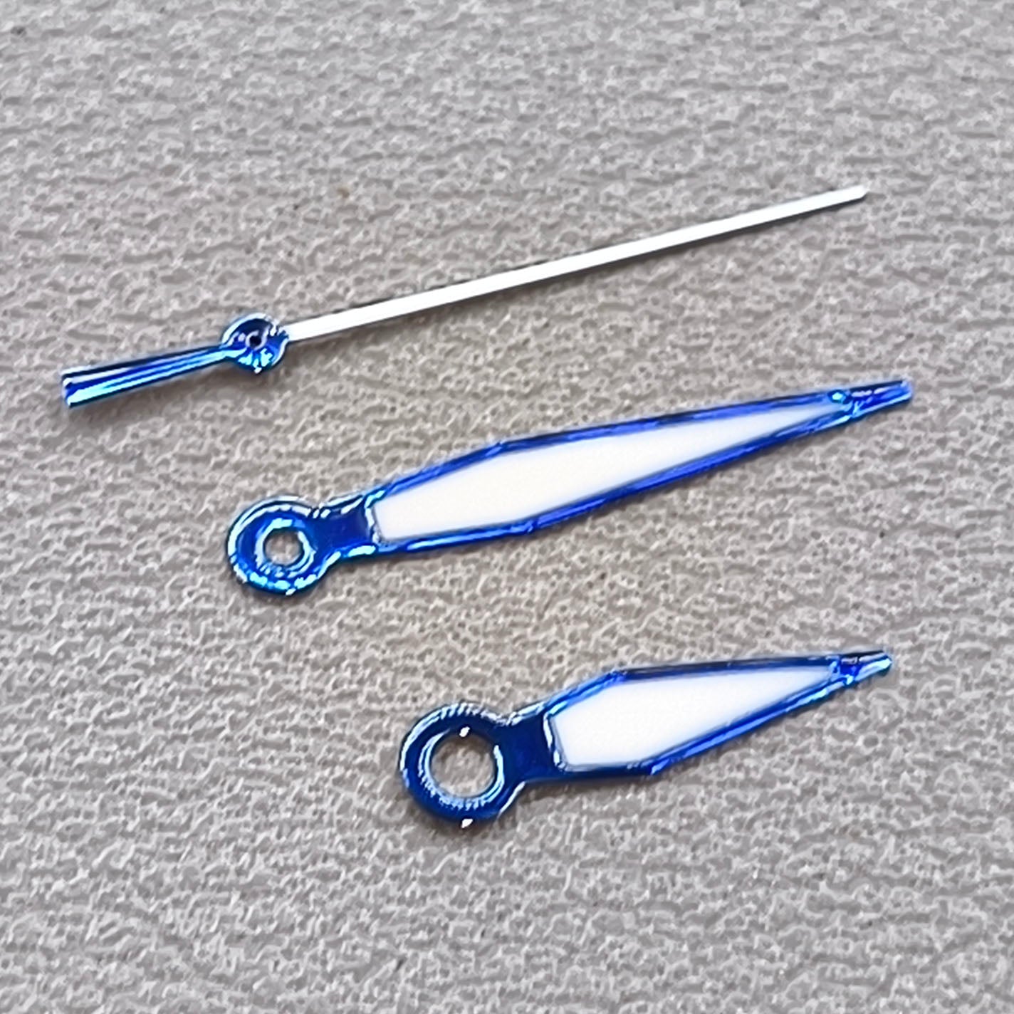 Modified Pilot Green Luminous Blue Watch Hands for NH34 NH35 NH36 NH38
