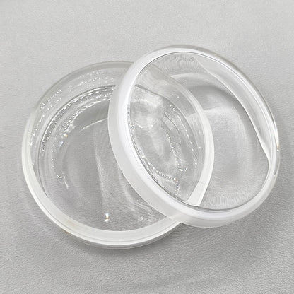 Quartz Glass Sealed Watch Oil Benzine Cup with Anti-Leak Cover Repair 90x35mm