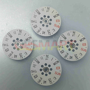 Chinese&English Disk Wheel Week Wheel Generic for Miyota 8215 8200 Movement