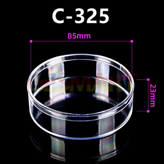 10 stücke 85x23mm Runde Transparent PS Toolbox Container Lagerung Fall Deckel &amp; Basis Box