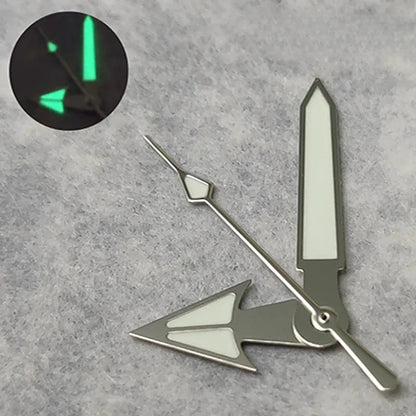 C3 Green Luminous Watch Hands Set For NH34 NH35 4R35 NH36 4R36 Movement