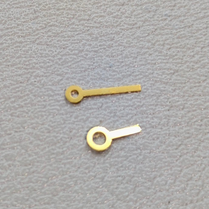 2 Sets/Pack Golden Trim Watch Hands for Ronda 763 762 751 1062 1063 Movement