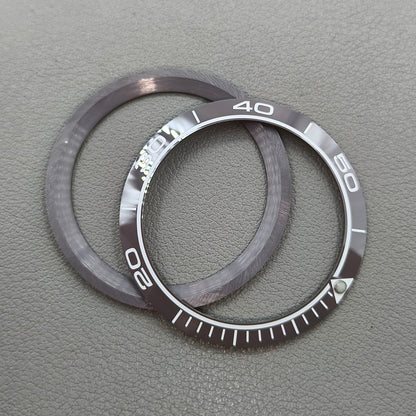 38mm/30.5mm Matte Brown Aluminium Watch Bezel Insert Watch