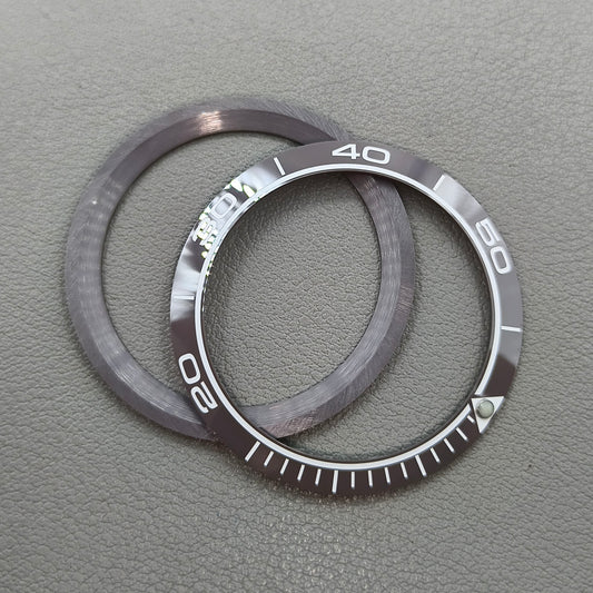 38mm/30.5mm Matte Brown Aluminium Watch Bezel Insert Watch