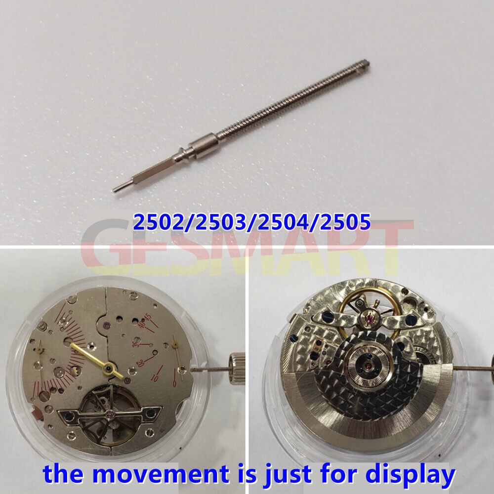 Set of 5 replacement winding stems compatible with TY2502-2505 watch movements for precise time adjustment.