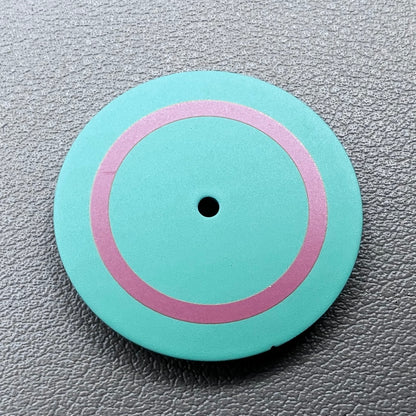 Light green and pink 28.5mm watch dial for Miyota 8215 8200 movement