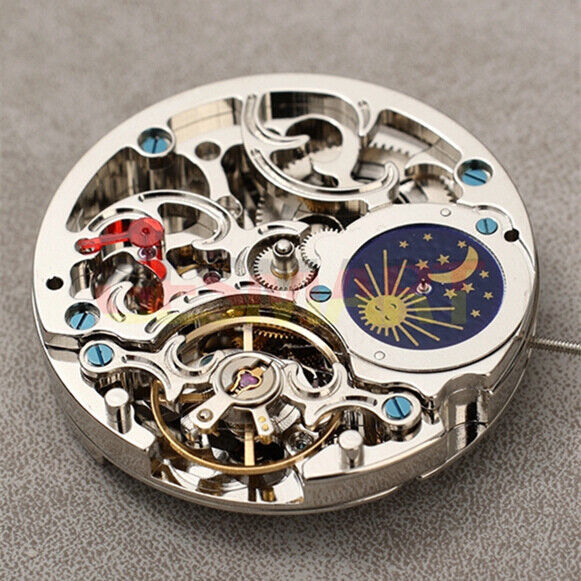Dandong Hollow Star Phase@3 watch accessory with automatic mechanical movement, China-made precision craftsmanship.