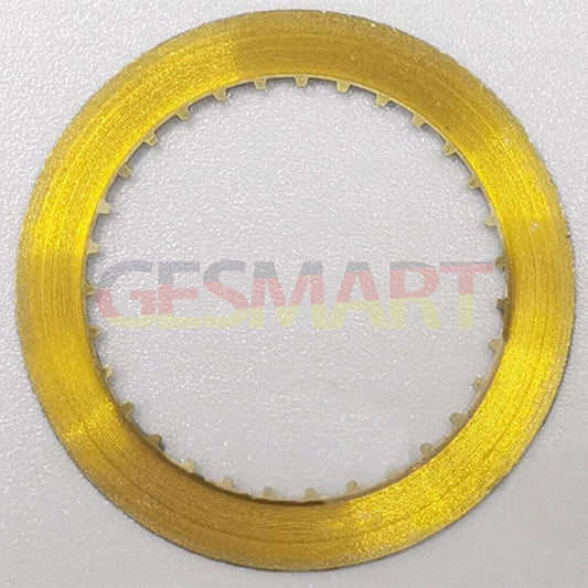 Black and grey font date disk wheel for Dandong 7770 watch with date display at 3 o'clock.