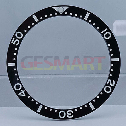 SUB ceramic watch bezel insert 33.65x27.3mm for women's flat watch accessories