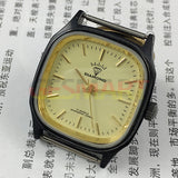 32mm Diamond Shanghai Made Manual Mechanical Watch 17 Jews Black Square Case