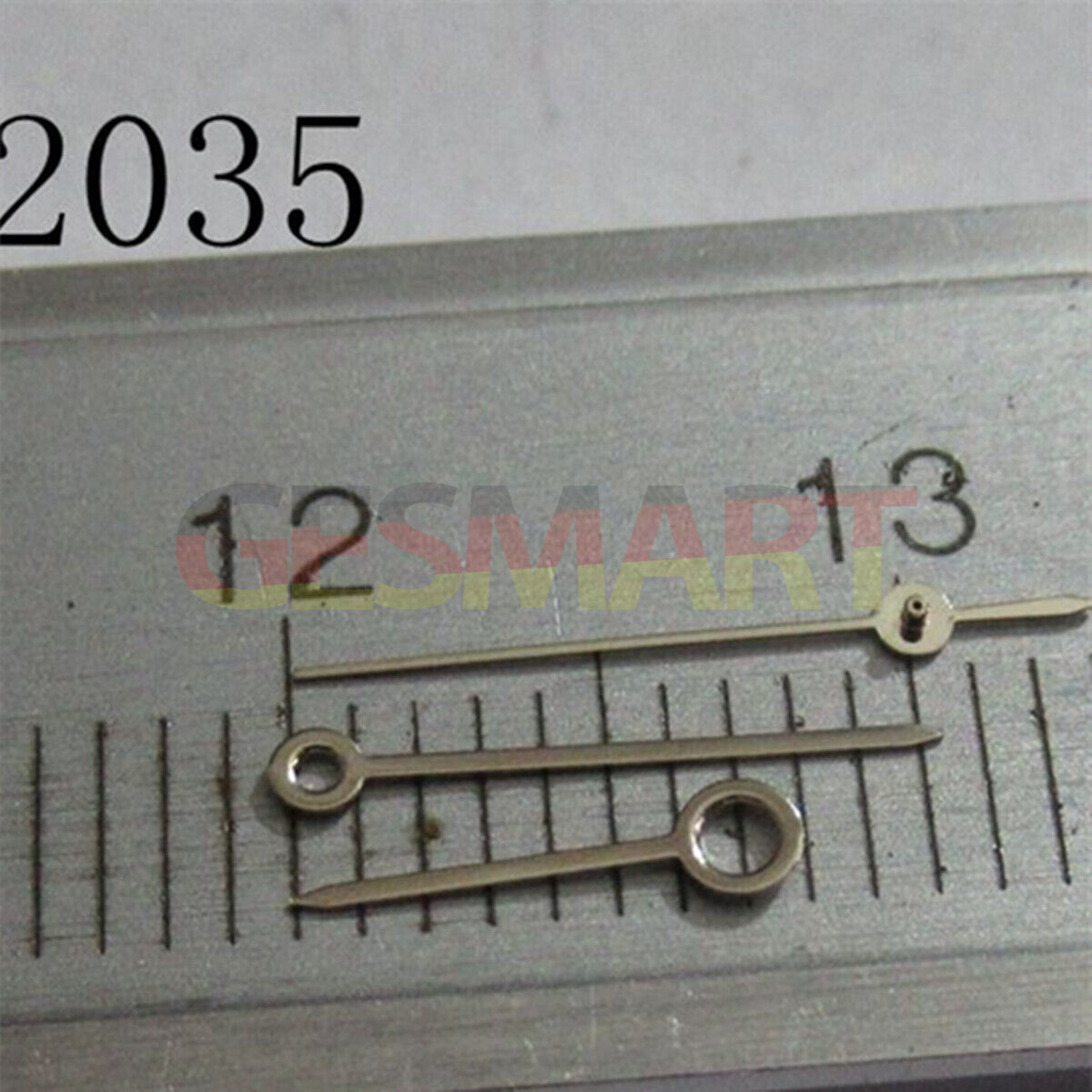 Aiguilles de montre peintes argent foncé 10 mm pour Miyota 2035 2115 2105 2305 2315
