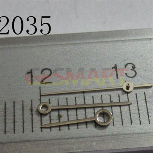 Aiguilles de montre peintes argent foncé 10 mm pour Miyota 2035 2115 2105 2305 2315