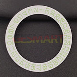 White Background Green Character Date Disk Date Wheel Overlay for NH35 NH36