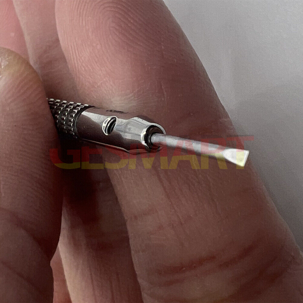 Horotec MSA01.218 precision watchmakers screwdriver 120mm, �1.20mm for fine watch repair tasks