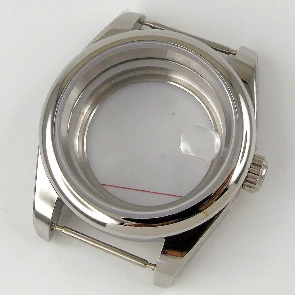 Personalized 39mm Sapphire Glass Watch Case Fit NH35/36 ETA2836 2824 Miyota 8215