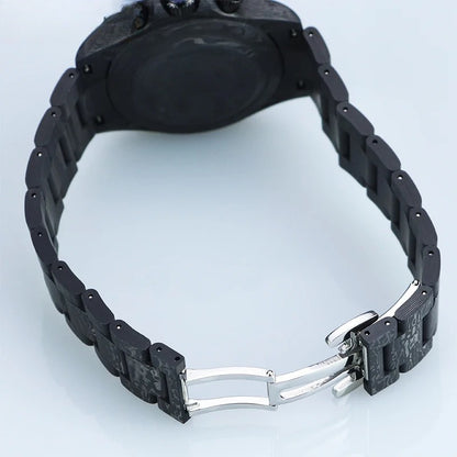 4130/VK63 Carbon Fiber Case 38mm, Carbon Fiber Bezel, Sapphire Crystal, 3ATM