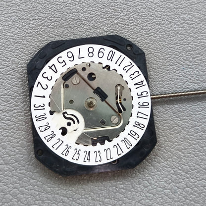 Japan VX22 White Disk Quartz Watch Movement Date@6