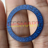 Denim Blue Background Sapphire Blue Font Disk Date Wheel for Miyota NH35 NH36