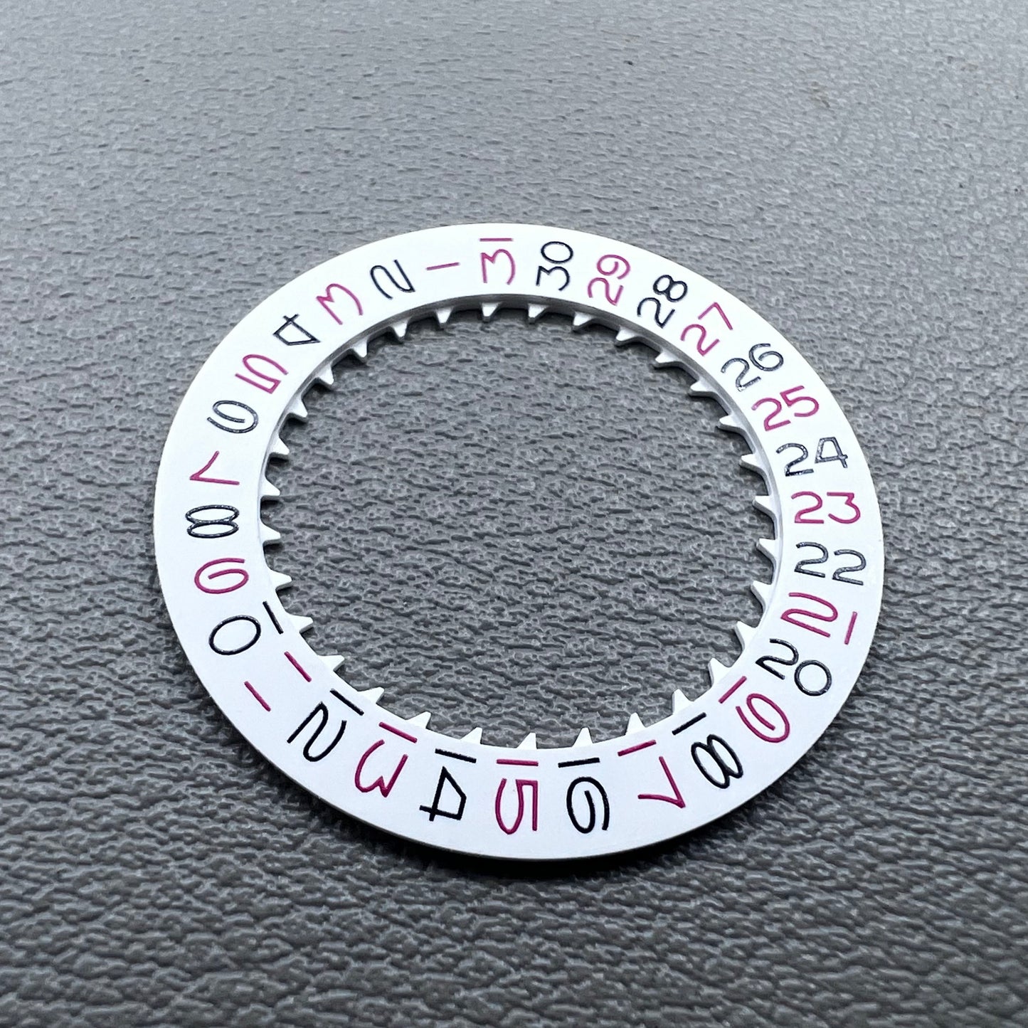 Date Disk Wheel Vintage Red Odd Number for NH35 NH36 Movement