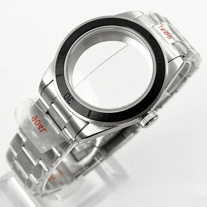 39MM Bezel Domed Sapphire Crystal Case for NH34 NH35 NH36 NH38 ETA 2824 PT5000