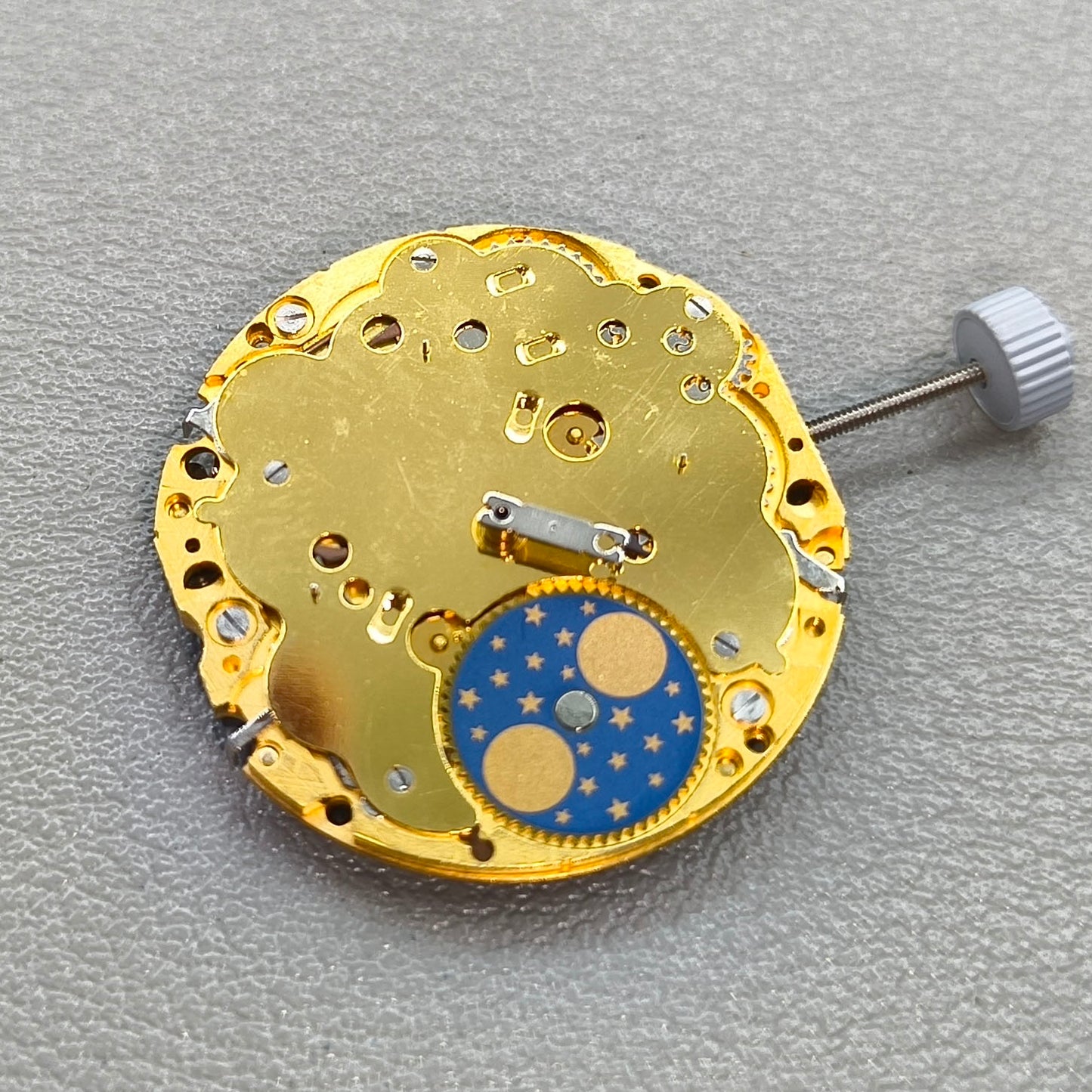Ronda 706.3 Quartz Movement Multifunctional 6 Hands Small Second@3/9/12