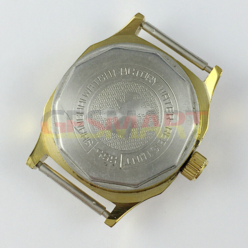 Montre mécanique manuelle SHANGHAI JINJI pour femme, boîtier doré à 17 chiffres, clous