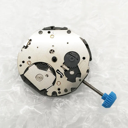 Japan 6 hands quartz watch movement for Miyota 6P27 with battery, ideal for watch repairs.