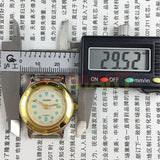 28mm TAISHAN Manual Mechanical Lady Watch 19 Jews Golden Case with Numeric Mark