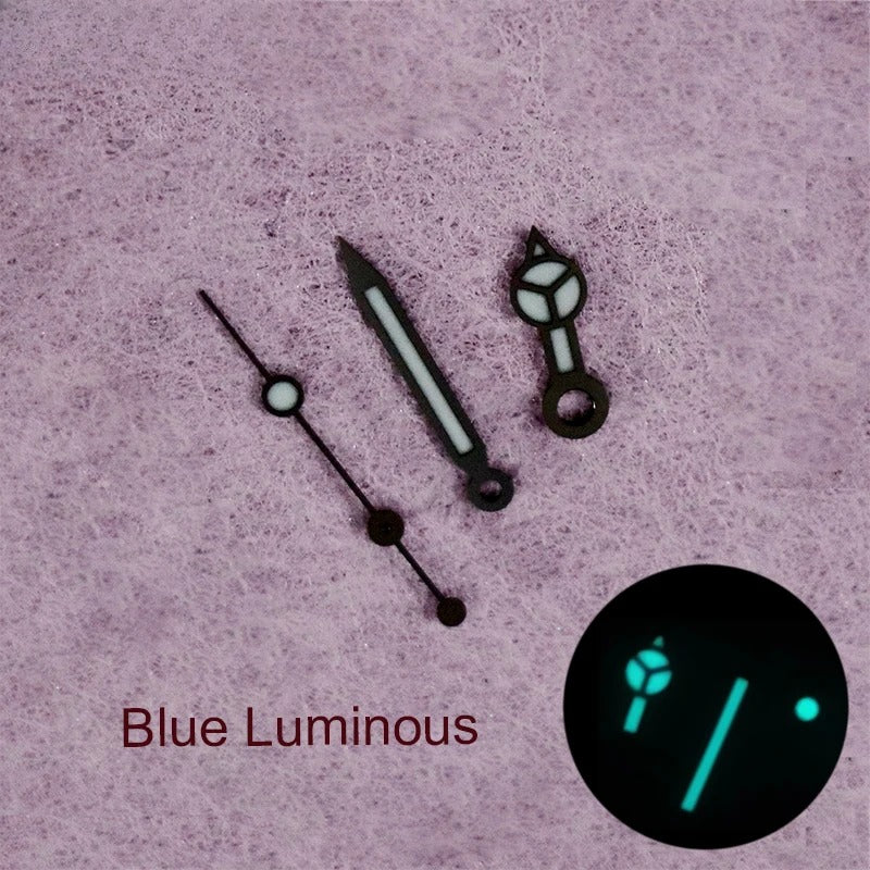 Modified Watch Hands For Submarriner with Blue Luminous NH35 Movement