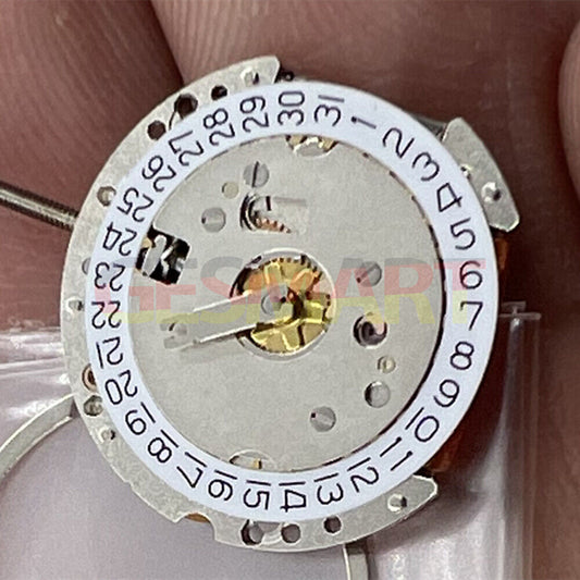 Mouvement à quartz Ronda 774, date à 3 points suisses
