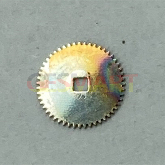 Ratchet wheel for ETA2671 movement, precision watch part from ETA, disassembled component detailed view.