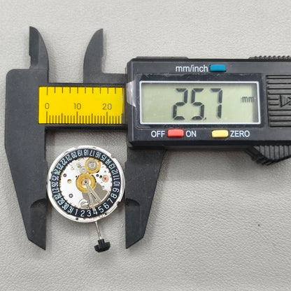 Seagull 2824 Automatic Mechanical Movement Black Disk Wheel Date@6