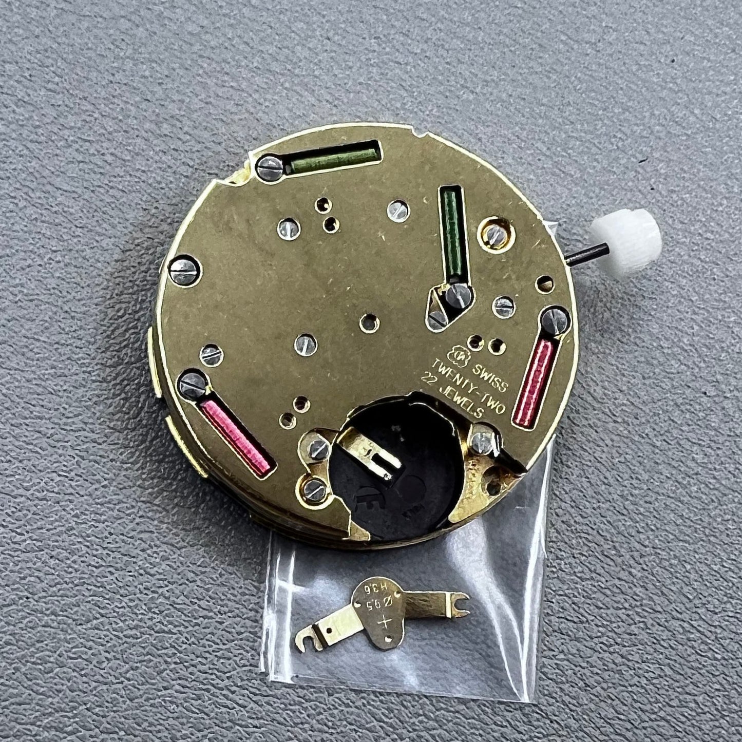 Swiss ETA251.272 ETA251.274 Golden Watch Quartz Movement Date@4 White Disk