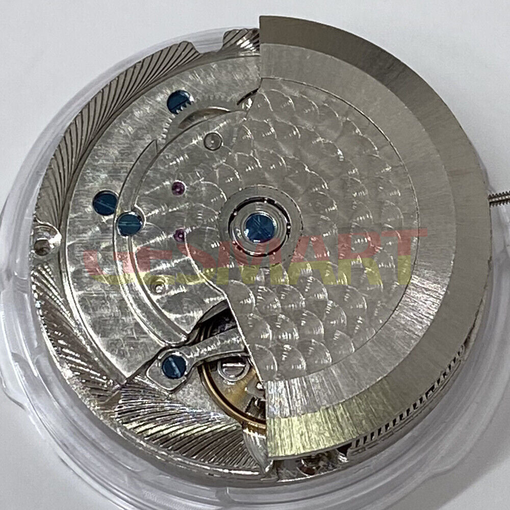 China Made Press Skip Calendar watch with automatic mechanical movement, small second at 6/9/12, sporty style