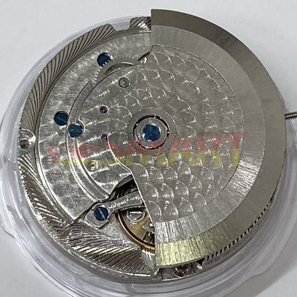 China Made Press Skip Calendar watch with automatic mechanical movement, small second at 6/9/12, sporty style