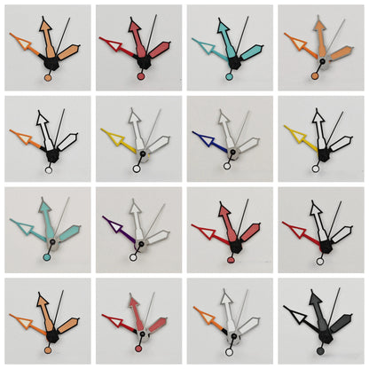 Multicolor 4 Pins Watch Hands For GMT SKX NH34 NH35 NH36 NH38 Green Luminous