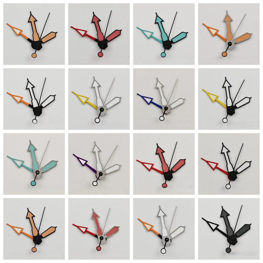 Multicolor 4 Pins Watch Hands For GMT SKX NH34 NH35 NH36 NH38 Green Luminous