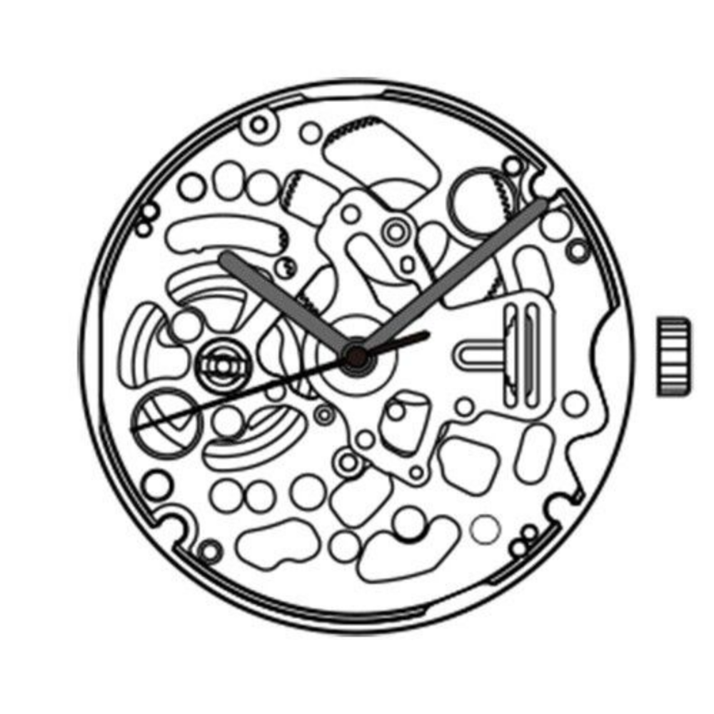 Seiko SII NH70 automatic watch repair part, 4R71 replacement for precise mechanical movement.