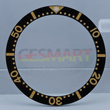 33.65*27.3mm Flat Ceramic Watch Bezel Inserts Watch Accessories for Women SUB