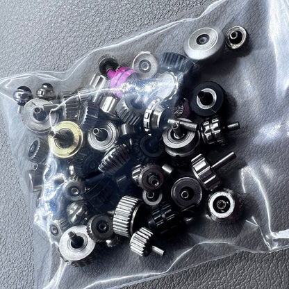 Assortment Mixed Watch Push Watch Buttons (Approx 50 PIECES/Pack )