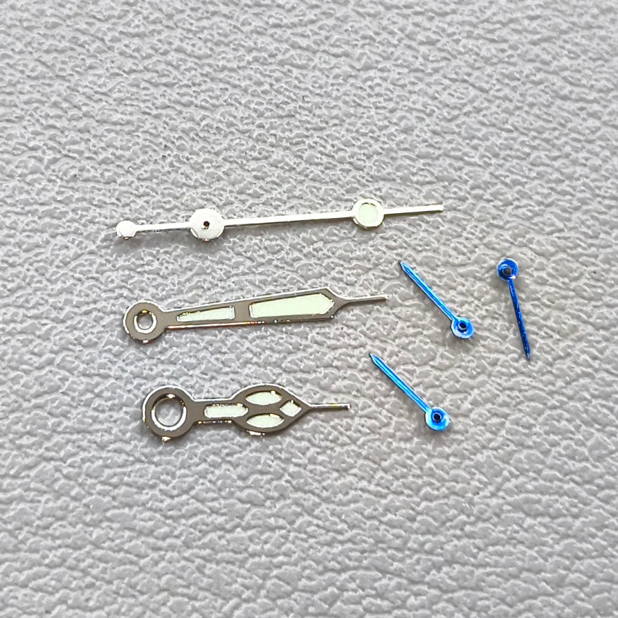 2 Sets Lume Blue Small Second Watch Hands for Miyota OS10 OS20 OS22 OS60 OS80