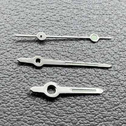 1. Luminous watch hands set for Miyota 2035 movement, ideal for nighttime readability.  