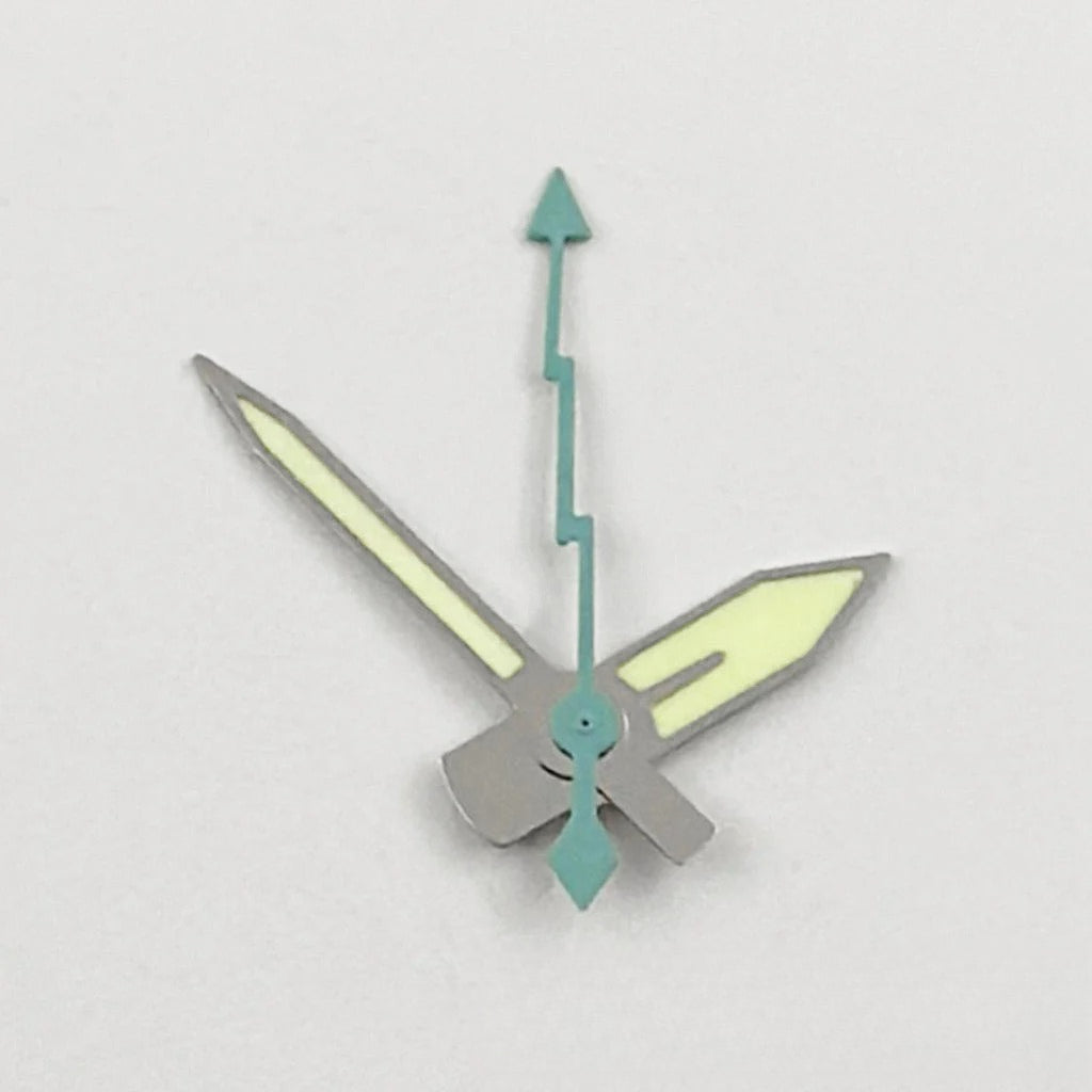Lightning Second Watch Hands C3 Green Luminous for NH35 NH36 NH38 NH39 NH70